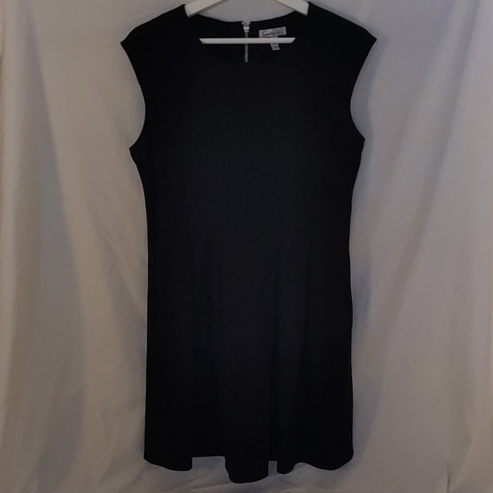 Black mini dress